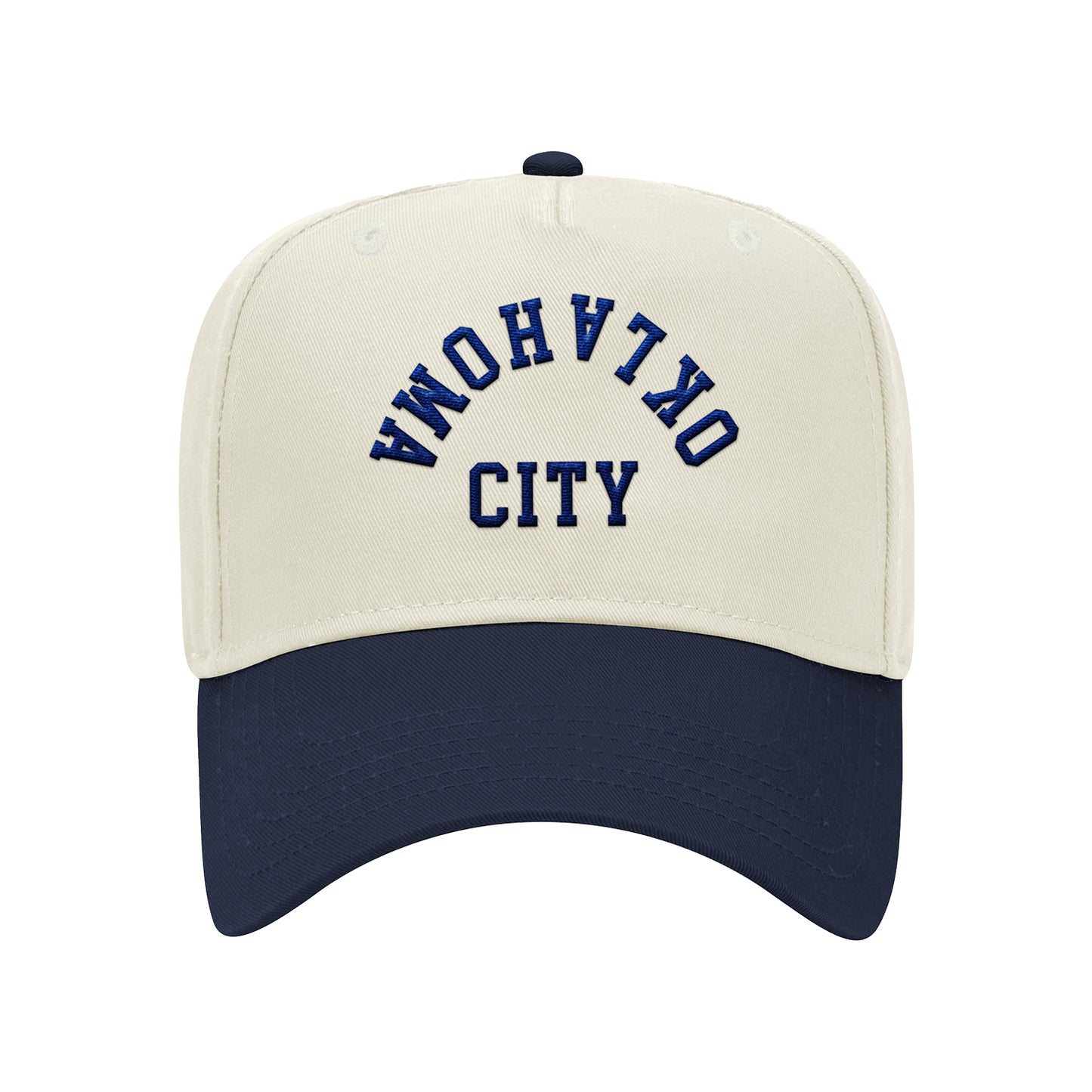 Oklahoma City Upside down Two-Tone Hat