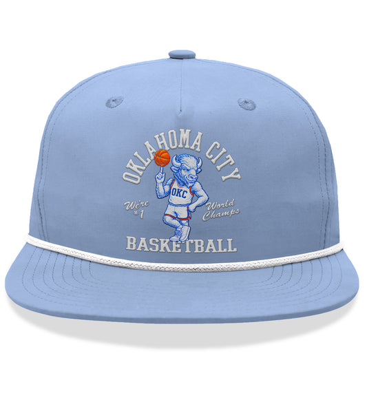 BISON SPINNING BALL CHAMPS POOLSIDE ROPE HAT