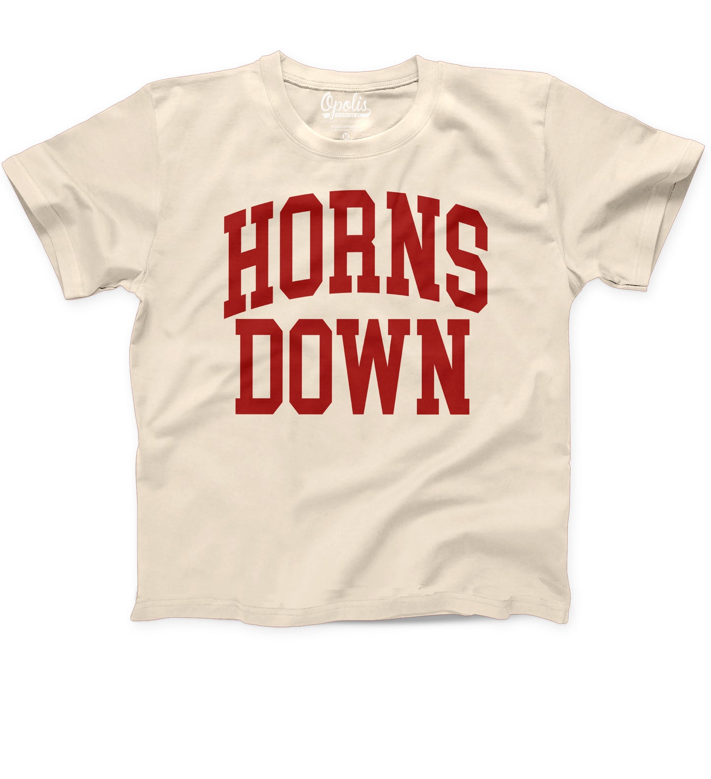 HORNS DOWN CROP TEE