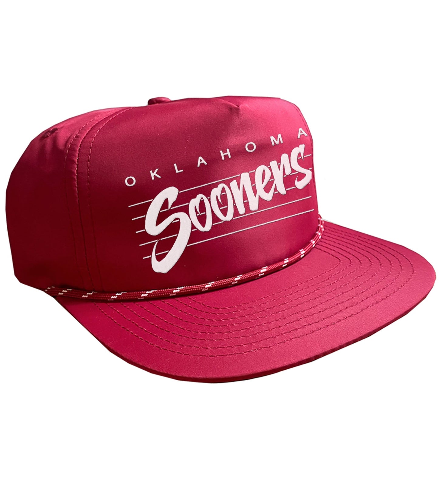 Sooners Bars Script Rope Hat