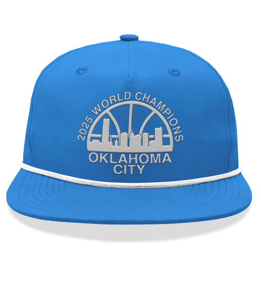 OKC THROWBACK SKYLINE CHAMPS GOAT HAT