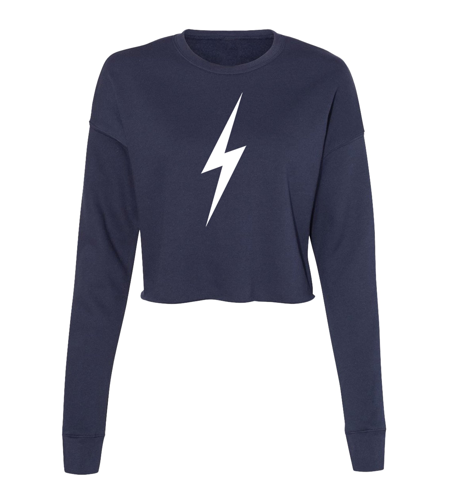 Just the Bolt Crop Sweatshirt
