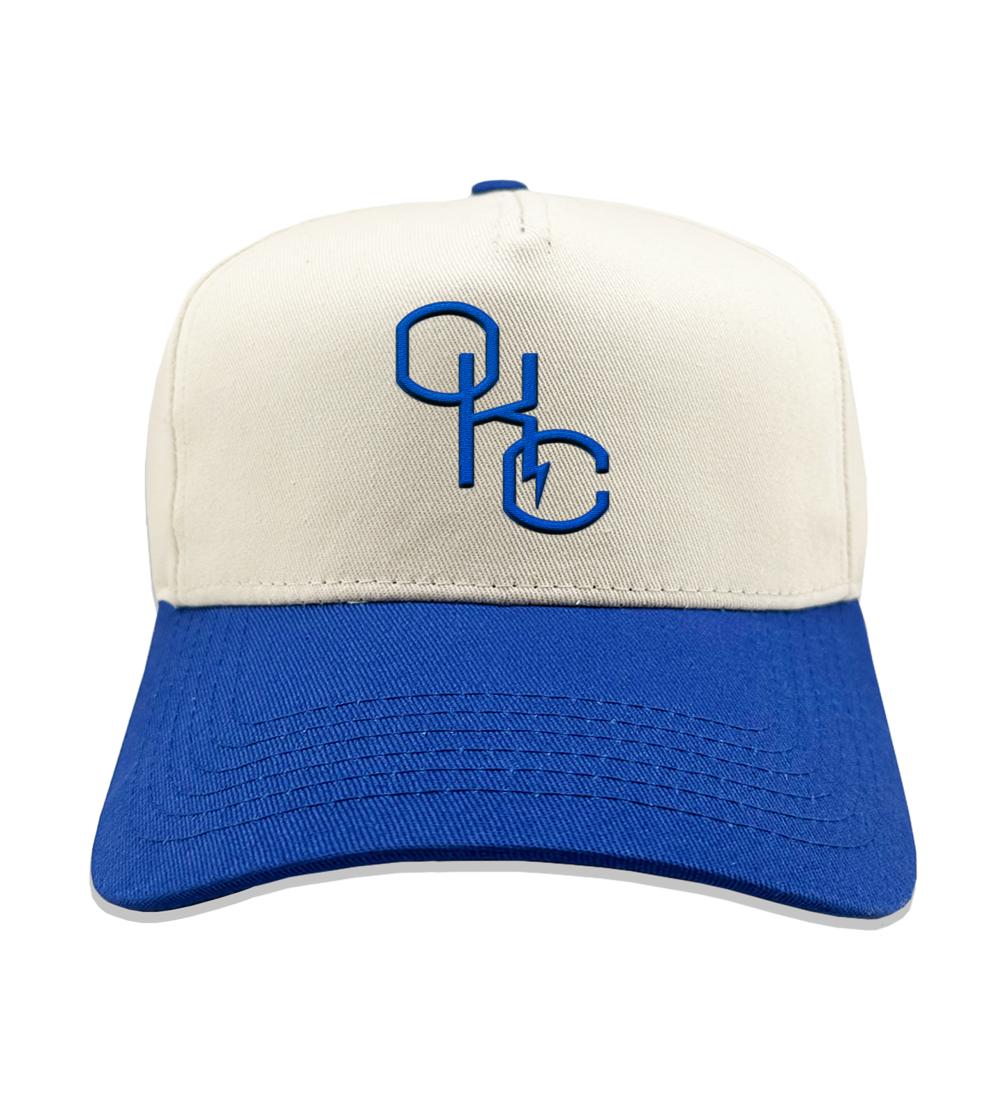 OKC Monogram Puff Stitch Two-Tone Hat