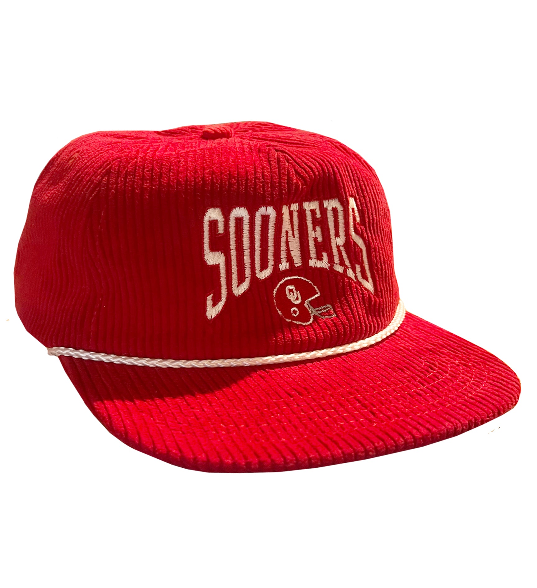 SOONERS HELMET VINTAGE CORDUROY HAT