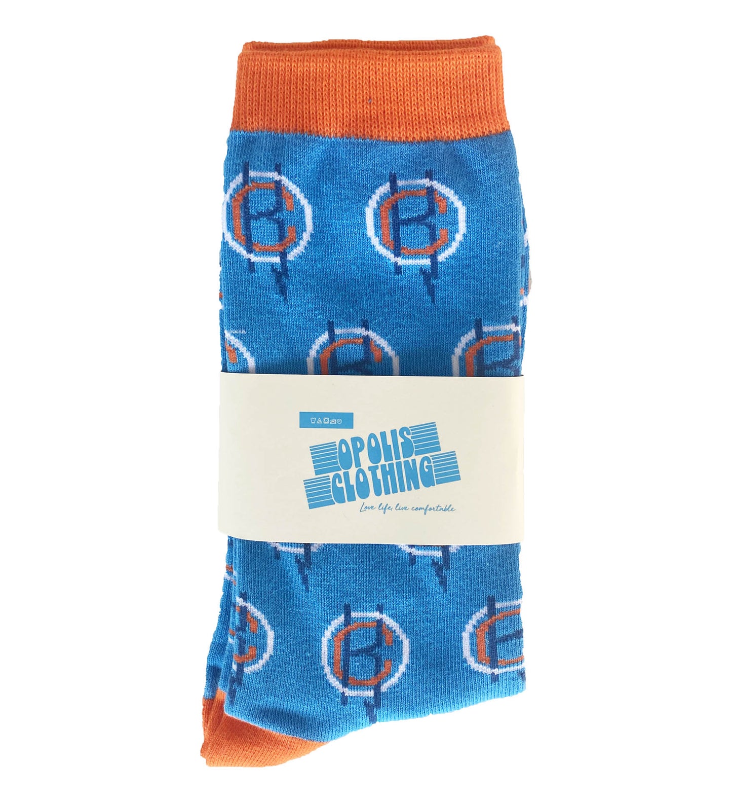 OKC Monogram Dress Sock