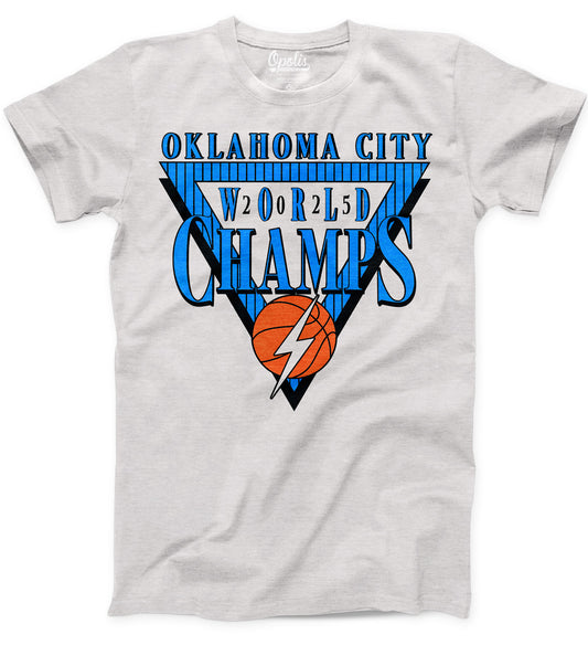 OKC WORLD CHAMPS TRIANGLE