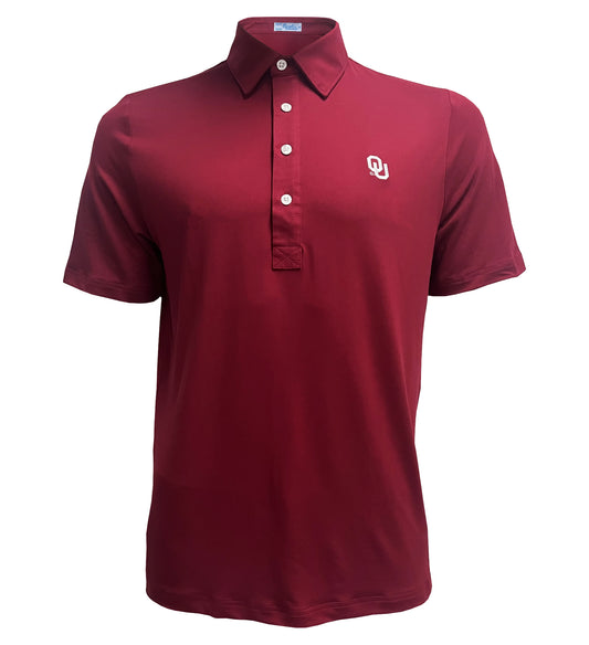 Interlocking OU Crimson Polo