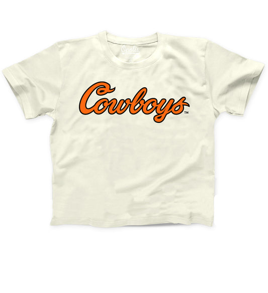 COWBOYS SCRIPT BOXY TEE