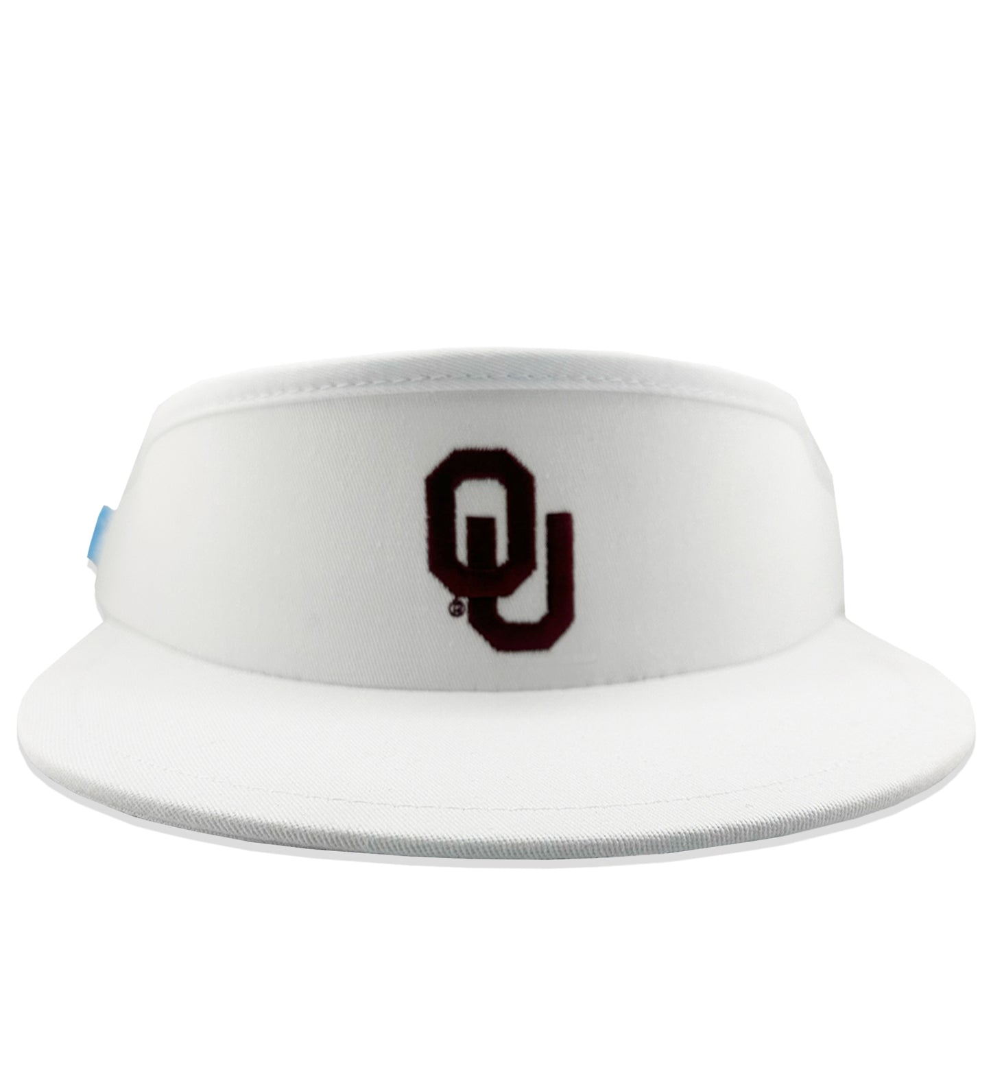 Interlocking OU White Clubhouse Visor