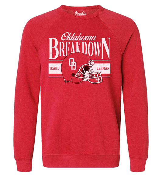 OKLAHOMA BREAKDOWN OB SCRIPT SWEATSHIRT