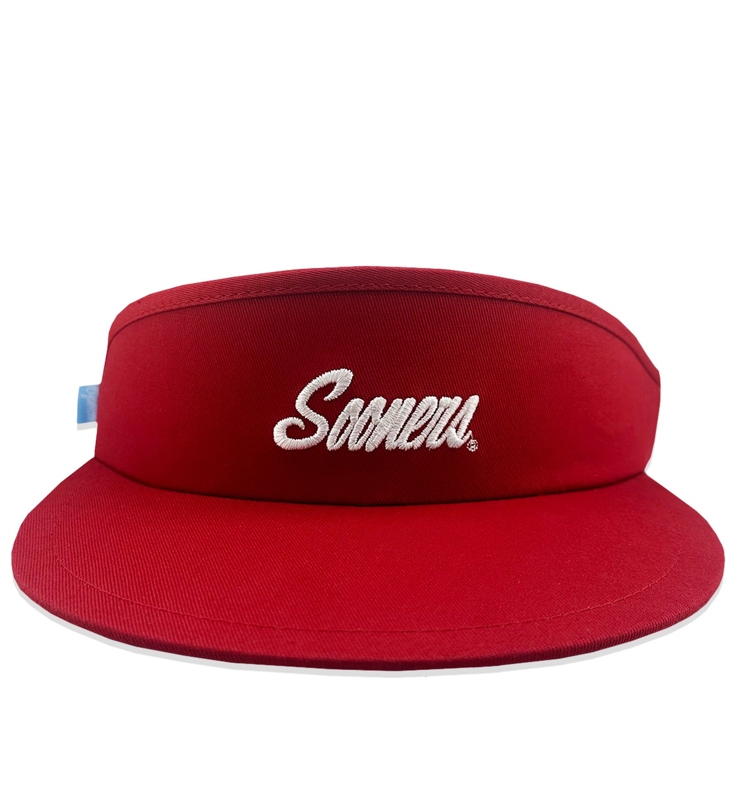 Sooners Script Crimson Clubhouse Visor