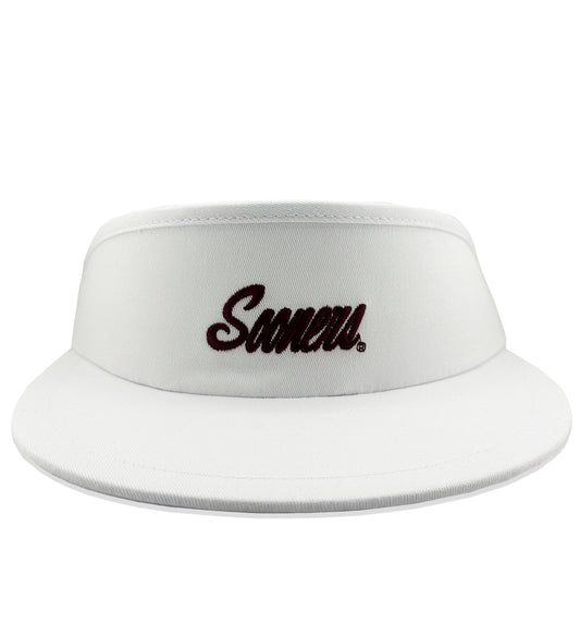 Sooners Script White Clubhouse Visor