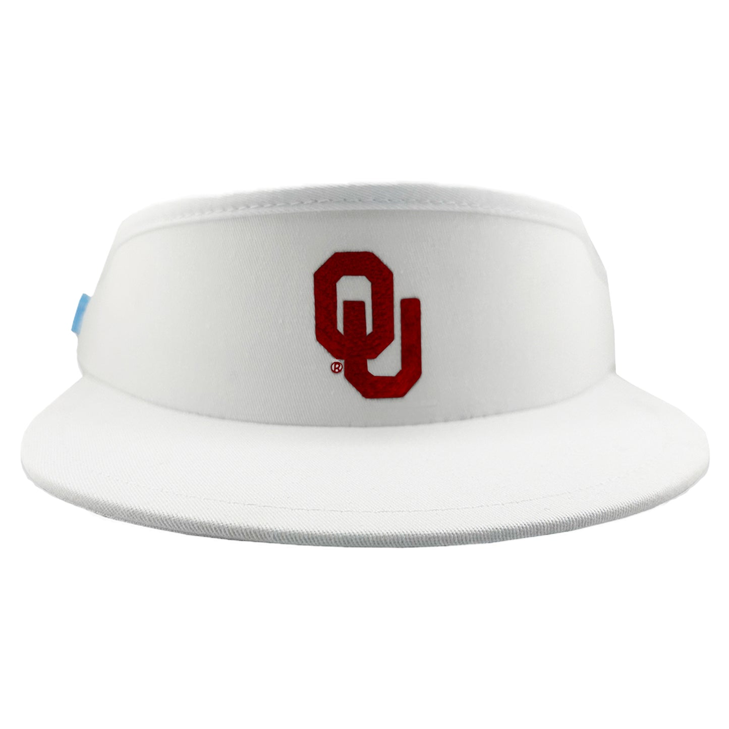 Interlocking OU White Clubhouse Visor