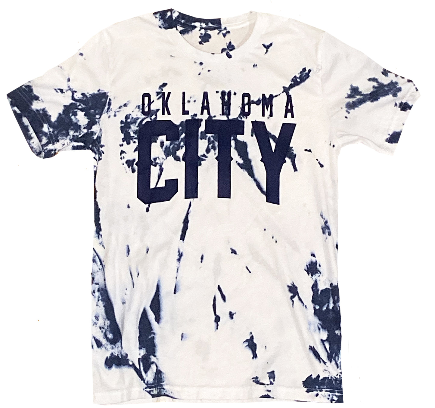 OKC Large City Tie Dye Tri Crew