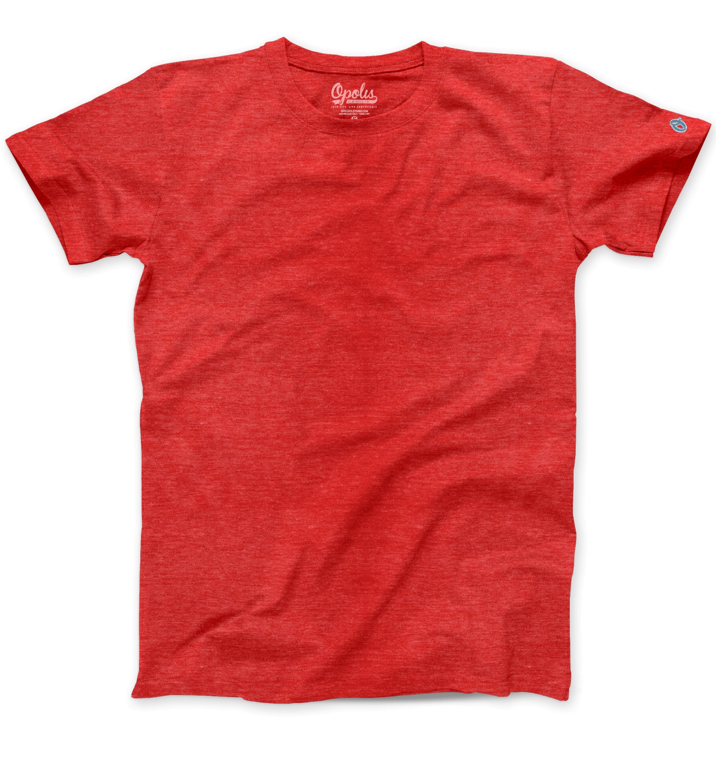 Red Triblend Classic Crew